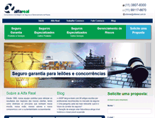 Tablet Screenshot of alfareal.com.br